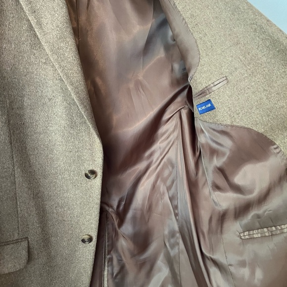 NWT T. Harris London Camel Hair Sports Coat 42LG - Picture 3 of 8